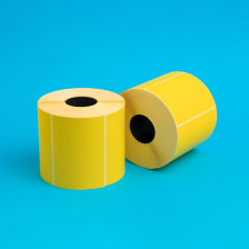Етикетка 100х70 термоеко yellow (жовтий), (1 тис) вт.40