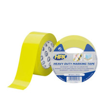 Стрічка клеюча маркувальна HEAVY DUTY 48мм х 33м х 0.20мм жовта (плівка)