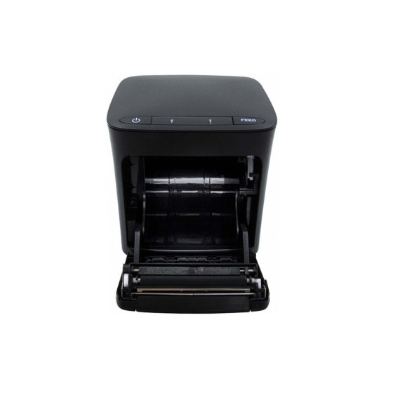 Принтер чеків HPRT TP80C (POS80G), 203 dpi, 230 мм/с, USB, Ethernet, Serial, чорний - вид 2