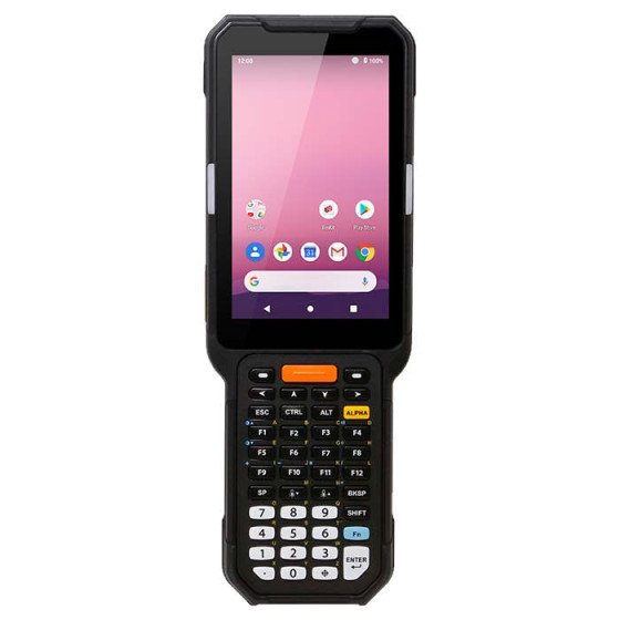 Термінал збору даних Point Mobile PM451, Wi-Fi 5, BT,NFC, N6703SR, Numeric(shifted alpha), Gun-handle,2ea EXT, 4G/64G, A9 GMS, R-Cam (з пістолетною ручкою)