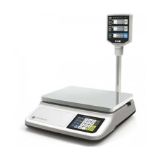 Весы торговые CAS PR II P со стойкой с LCD дисплеем