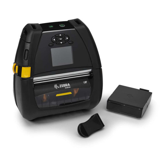 Мобільний термопринтер етикеток Zebra ZQ630 Plus - 104мм, 203 dpi, Wi-Fi 6, Bluetooth 5.2, Micro USB, NFC, Linered platen - вид 3