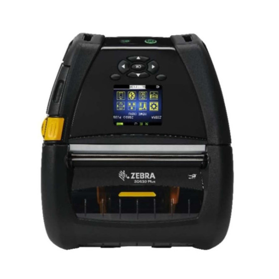Мобільний термопринтер етикеток Zebra ZQ630 Plus - 104мм, 203 dpi, Wi-Fi 6, Bluetooth 5.2, Micro USB, NFC, Linered platen