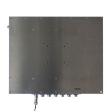 Панельный промышленный моноблок YuXin YS-215 из нержавеющей стали, 21,5. 1920×1080, 350 cd, резистивный сенсорный экран, Intel J6412, 8GB RAM, 128GB SSD, 4×USB, 1×RJ45, 2×RS232, IP67 - вид 2