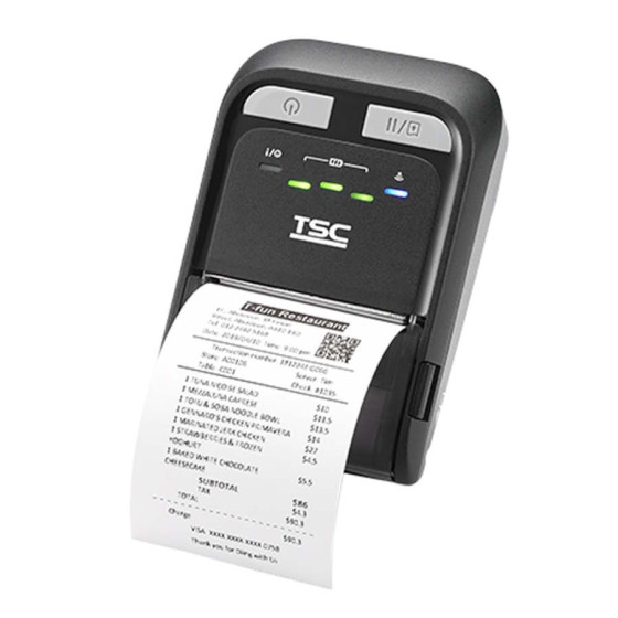 Мобильный термопринтер этикеток TSC TDM-20 Wi-Fi 203 dpi, USB, Wi-Fi, Bluetooth, NFC - вид 2