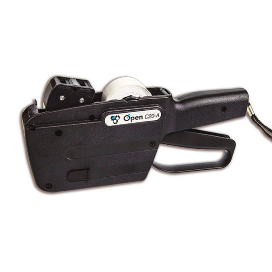 Этикет пистолет Open C20/А (буквы и цифры)