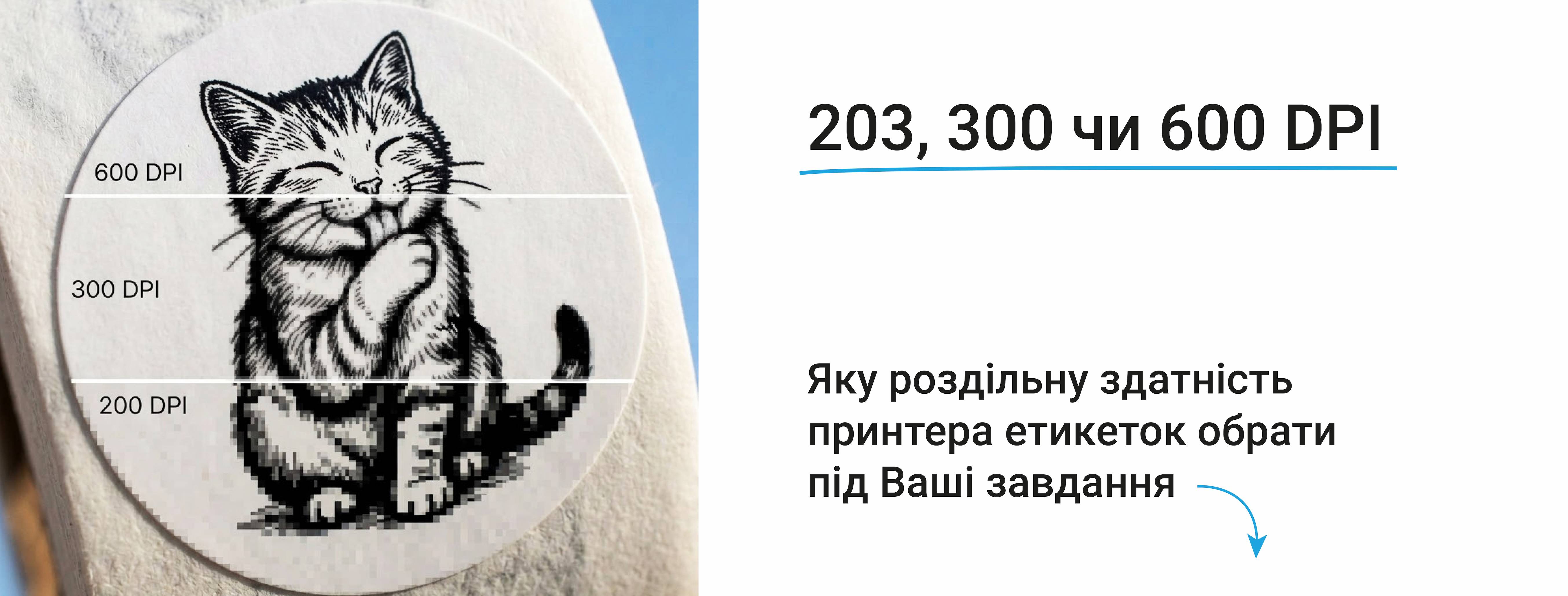 203, 300 чи 600 DPI: яку роздільну здатність принтера етикеток обрати під Ваші завдання?